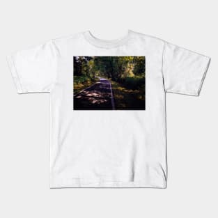 Tree forest landscape photography Kids T-Shirt